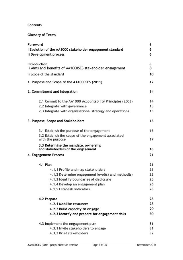 aa1000 stakeholder engagement standard